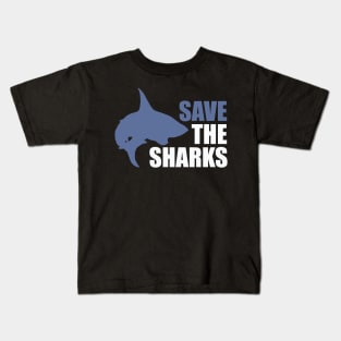 Save the Sharks save the fins Kids T-Shirt